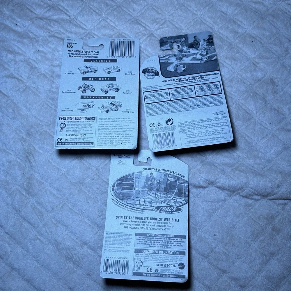 Hot Wheels Set Of 3‎ Trucks NIB Diecast 1:64 #209 #211 #136